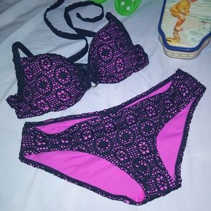 2pc swimwear med push up top